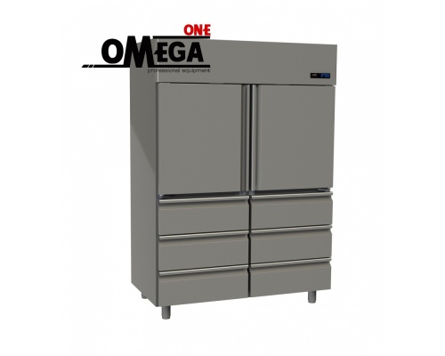 Kühlschranks 1315 Ltr 2 Türen 6 Schubladen abmessungen 1420x800x2035 mm