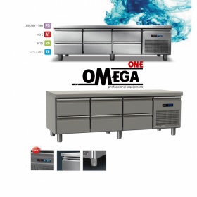 Refrigerated Counters wIth 6 Drawers dim. 1820x700x640 mm Series 70