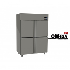 4 Doors Upright Freezer & Conservation Stainless Steel 1315 Ltr
