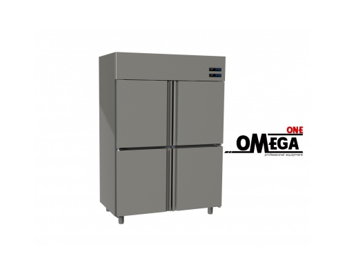 4 Doors Upright Freezer & Conservation Stainless Steel 1315 Ltr