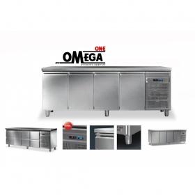 Ψυγείο Πάγκος Συντήρηση με 4 Πόρτες διαστ. 2200x700x865 mm GN 1/1. Σειρά 70 -Omega One