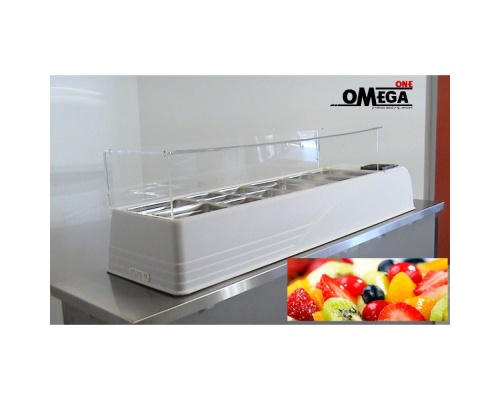 Επιτραπέζιο Ψυγείο Σαλατών & Πίτσας διαστ. 1580x450x230 mm mod. MIDI