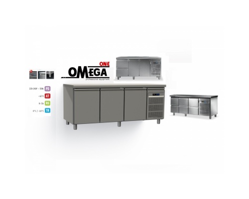 3 Doors Freezer Prep Counter dim. 1975x700x865 mm MK7F204PPP 