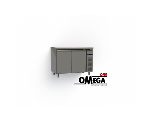 Kühltisch ohne Aggregat mit 2 Türen Abmessungen: 1295x800x865 mm Serie 80 K8F129ΡΡ -Omega One