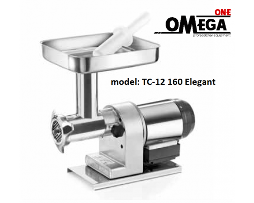 Electric Meat Grinder Tre Spade TC-12 Inox 160 Elegant 