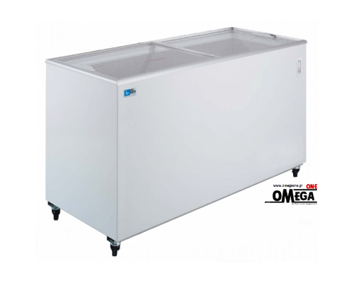 Frozen Display Sliding Flat Glass Lid Chest Freezer FVS 300