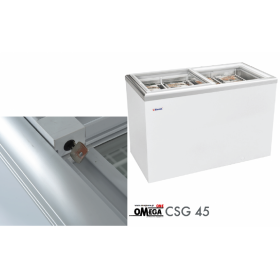 CSG 45 Flat Sliding Glass Lid Chest Freezer