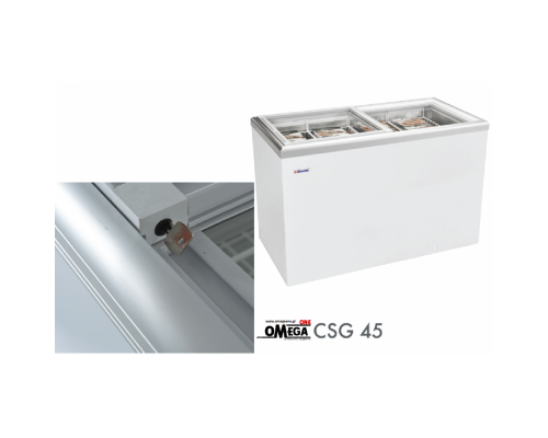 CSG 45 Flat Sliding Glass Lid Chest Freezer