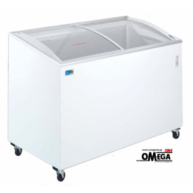 FIVSC 300 Sliding Curved Glass Lid Chest Freezer