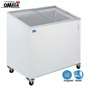 Sliding Flat Glass Lid Chest Freezer FIVS 300 