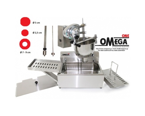 Commercial Mini Doughnut Maker ΙΝΟΧ 1950/1021