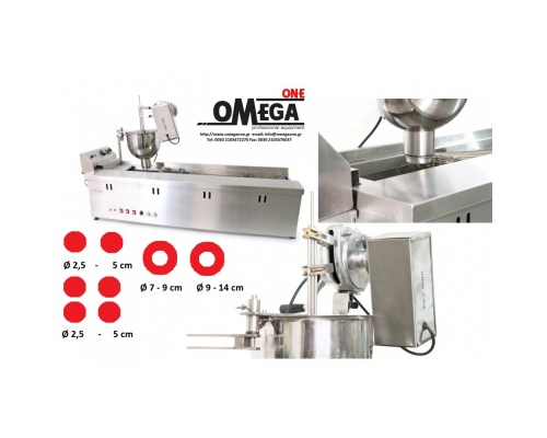 Professional Fully Automatic Mini Donut Machine INOX 4800/7