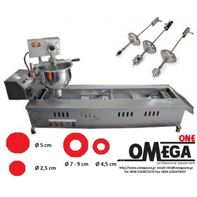 Professional Fully Automatic Mini Donut Machine ΙΝΟΧ 2900/4001