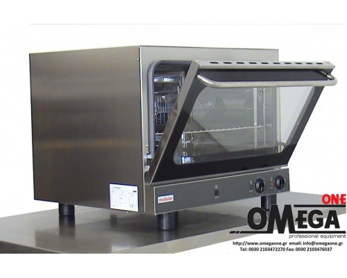 Heißluftofen mit Beschwadung 4 Einschübe (600x400 mm) -3,3 kW BERU464