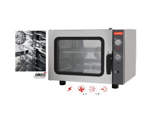 Electric Convection Oven 4 GN 1/1 -6,3 kW with Humidifier GEU411