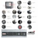 Electric Convection Oven 4 GN 1/1 -4,8 kW with Humidifier ERU411PW