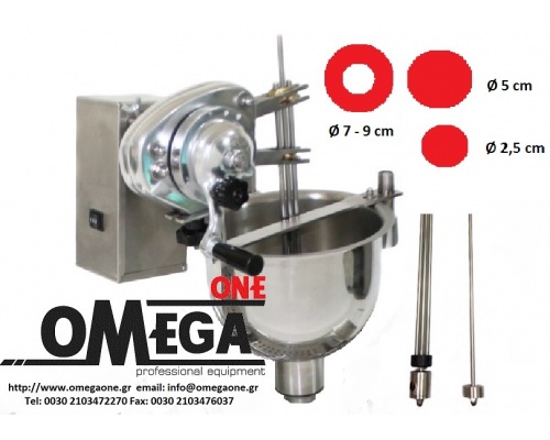 Donutmaschine Elektrisch und Manuell Funktion 7 Liter (ohne friteuse) Edelstahlbehälter INOX 1740/1031