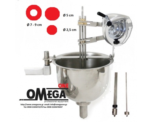 Commercial Doughnut Maker 7 Ltr (stainless steel container) ΙΝΟΧ 1550/1031