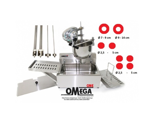 Commercial Mini Doughnut Maker -Double Plungers INOX 2390/1021