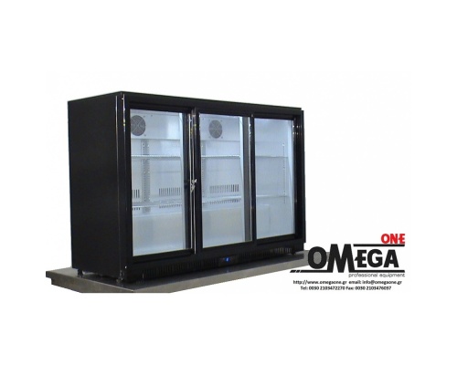 Ψυγείο Back Bar Συντήρηση Συρόμενες Πόρτες διαστ.1350x520x900 mm 