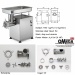 Meat Mincer 450 kg/h MINERVA A/E 32 Omega One