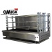Charcoal chargrill with rotating spits - 6 Spits - without base