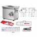 Gekühlter Fleischwolf max 500 Kg/h mit halbautomatischer Hamburgermaschinen-Anwendung Omega Group C/E 32SRH
