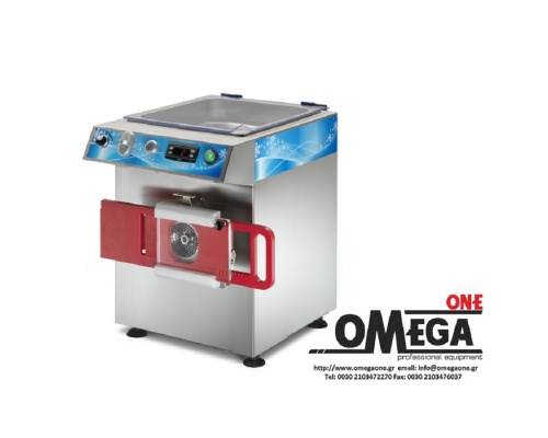 Gekühlter Fleischwolf max 300 Kg/h mit halbautomatischer Hamburgermaschinen-Anwendung Omega Group C/E R22H