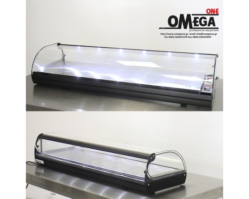 Sahara Heated Display Merchandiser dim. 1190×395×270 mm Lighting LED 