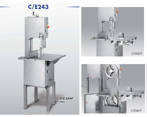 C/E 243F and C/E 243P  Floor Standing Meat Bandsaws