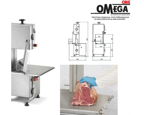 A/E 155 Table Top Meat Bandsaws
