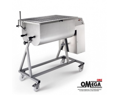 Edelstahl-Fleischmixer 120 Ltr -2 Blätter 