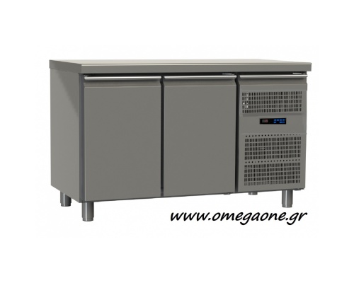 2 Doors Refrigerated Counter dim. 1450x700x865 mm Series 70 -Omega One