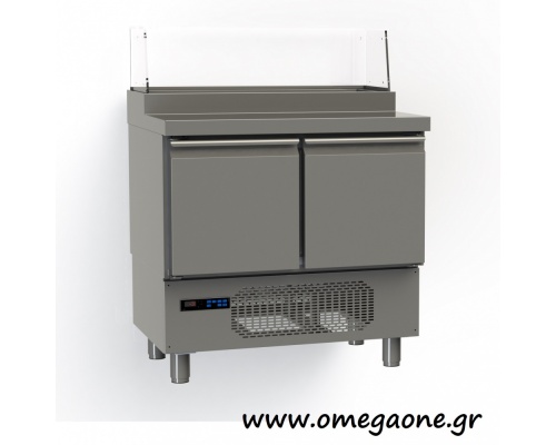 2 Doors Pizza Prep Counter dim. 915x700x1170 mm 