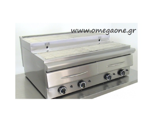 Double Gas Vapour Chargrill 1000x700x340 mm 