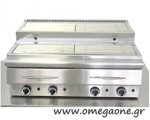 Double Gas Vapour Chargrill 1000x630x340 mm 