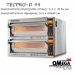 TECPRO-D 99 Double Deck Electric Pizza Oven 9+9 x ‎Ø 36 cm 