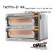 Ηλεκτρικός Διπλός Φούρνος Πίτσας (4+4 Πίτσες x ‎Ø 36 cm) Θερμοκρασία 450°C TECPRO-D 44 