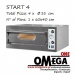 START 4 Single Deck Electric Pizza Oven 4 x ‎Ø 33 cm