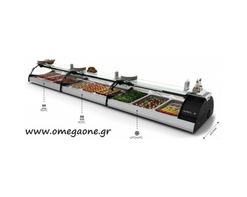 Επιτραπέζιο Ψυγείο Σαλατών VMX3E Tapas 