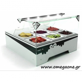 8 GN Countertop Prep Station Salat Bar Mini TBM 