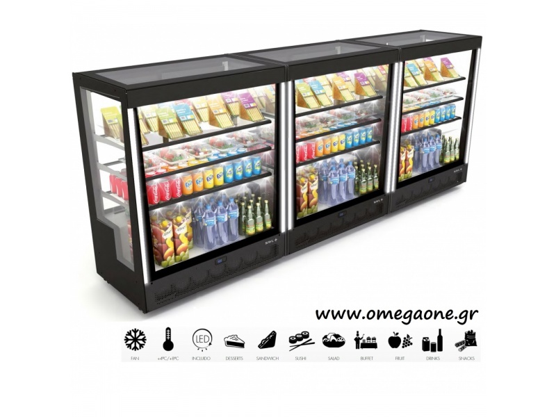 Refrigerated Countertop Display Chiller Fridge Food Cake Drink