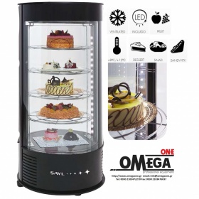 DOLCE Curved Glass Counter Top Display Fridge