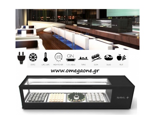 VTLG Counter Top Sushi Display Omega One