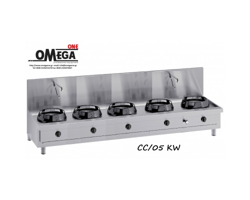 Special Wok with Water Tap -Tabletop 5 Burners