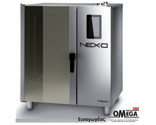 Μαγειρικής Κυκλοθερμικός Αερίου Combi Direct Steam Πάνελ Αφής -7 GN 1/1 NEXO NDG-107-HS 