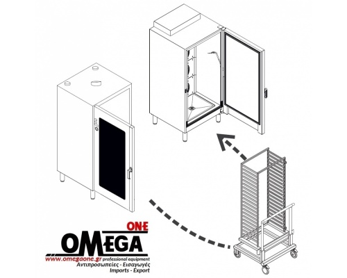 Prof Line PDE-120-ΗD Electric Convection and Direct Steam Oven for Gastronomy 20 GN 1/1