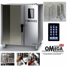 PRIMAX NEXO NDE-120-HS Electric Convection and Direct Steam Touch panel Oven for Gastronomy 20 GN 1/1
