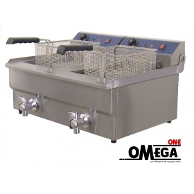 Elektro Gastro Friteuse -16+16 Ltr. / 220V