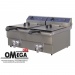 16+16 Ltr Double Tank Electric Countertop Fryers 220V